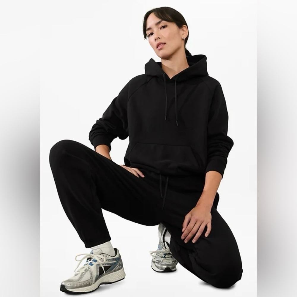 Athleta Oversized Forever Fleece Hoodie Sweatshirt